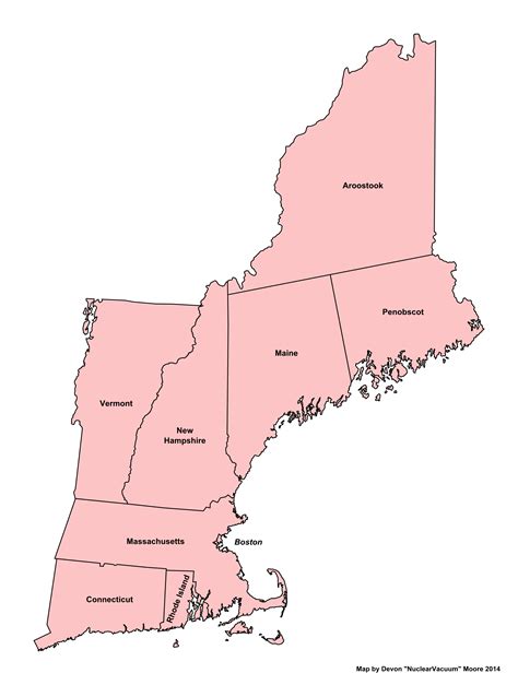 Image Map of New England (13 Fallen Stars).png Alternative History